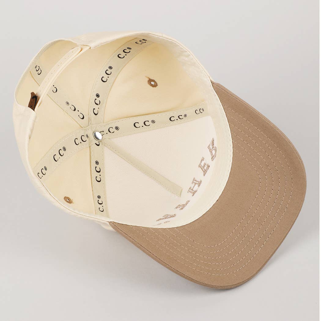 Fashion City - Wholesale Baseball Cap - Men's - 	
FATHER Upside Down Embroidery Two-Tone Cap4