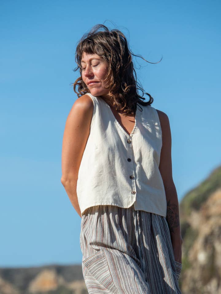 Zig Zag Asian Collection - Wholesale Shirt - Women's - Button Down Kurta Vest Top5