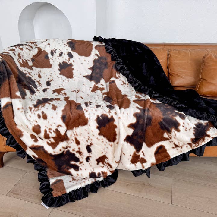 Adulto Ruffle | Coperta Cozy Cowgirl Luxe per la vendita all'ingrosso da parte di Rockin Royalty