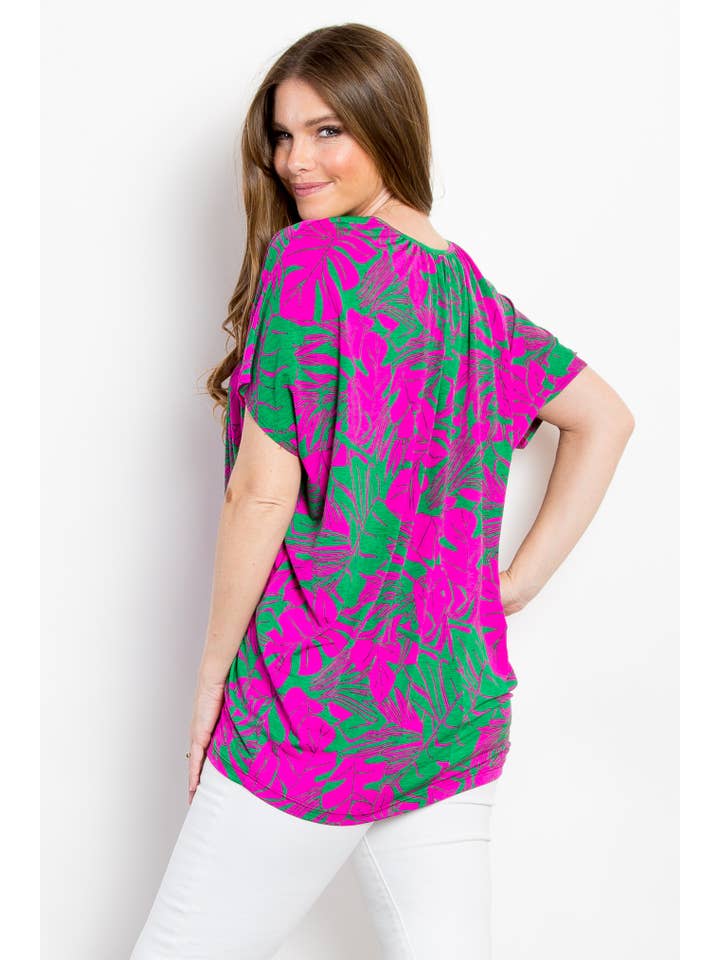 Emme Kay – wholesale Tunika - Dam – PT11390 RYNKFRI MÖNSTRAD TOPP