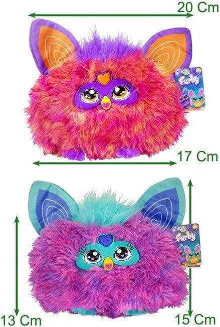 KIDDY-MOOV - Vendita all'ingrosso Peluche - Bambini e neonati - Hasbro Furby peluche 20 cm, 2 modelli1