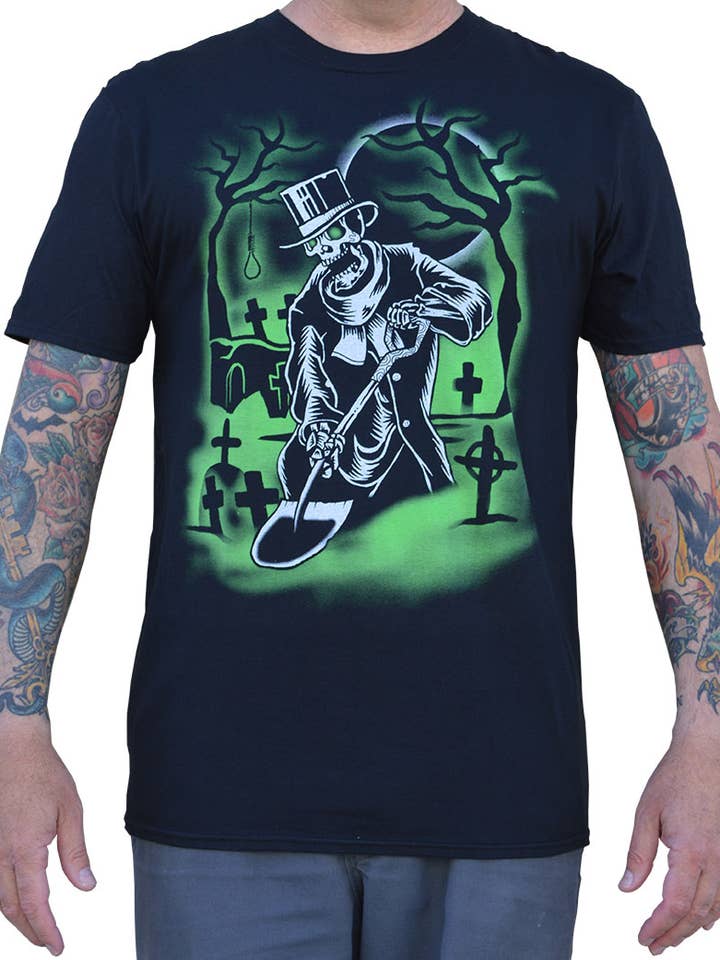 Grave Digger - Men's Graphic Tee for wholesale by Black Market Art