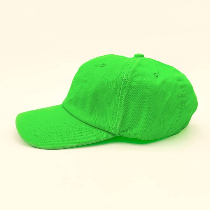 ACCITY - Wholesale Baseball Cap - Women's - Parent-Child Neon Baseball Cap - Soft Brim Sun Hat CWAH122223