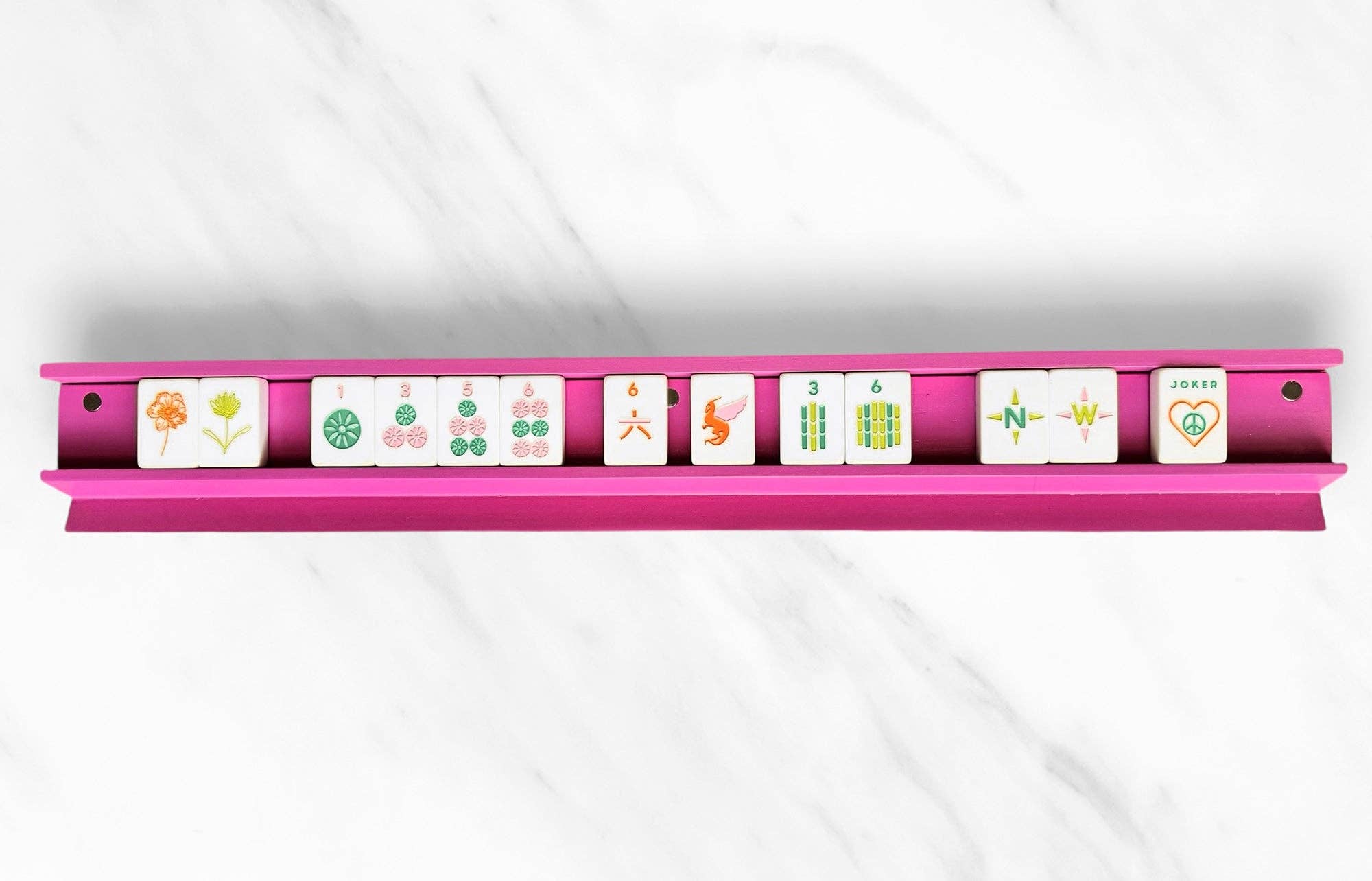 Peace Love Mahjong - Wholesale Board Game - Mahjong Racks & Pushers (Set of 4)4