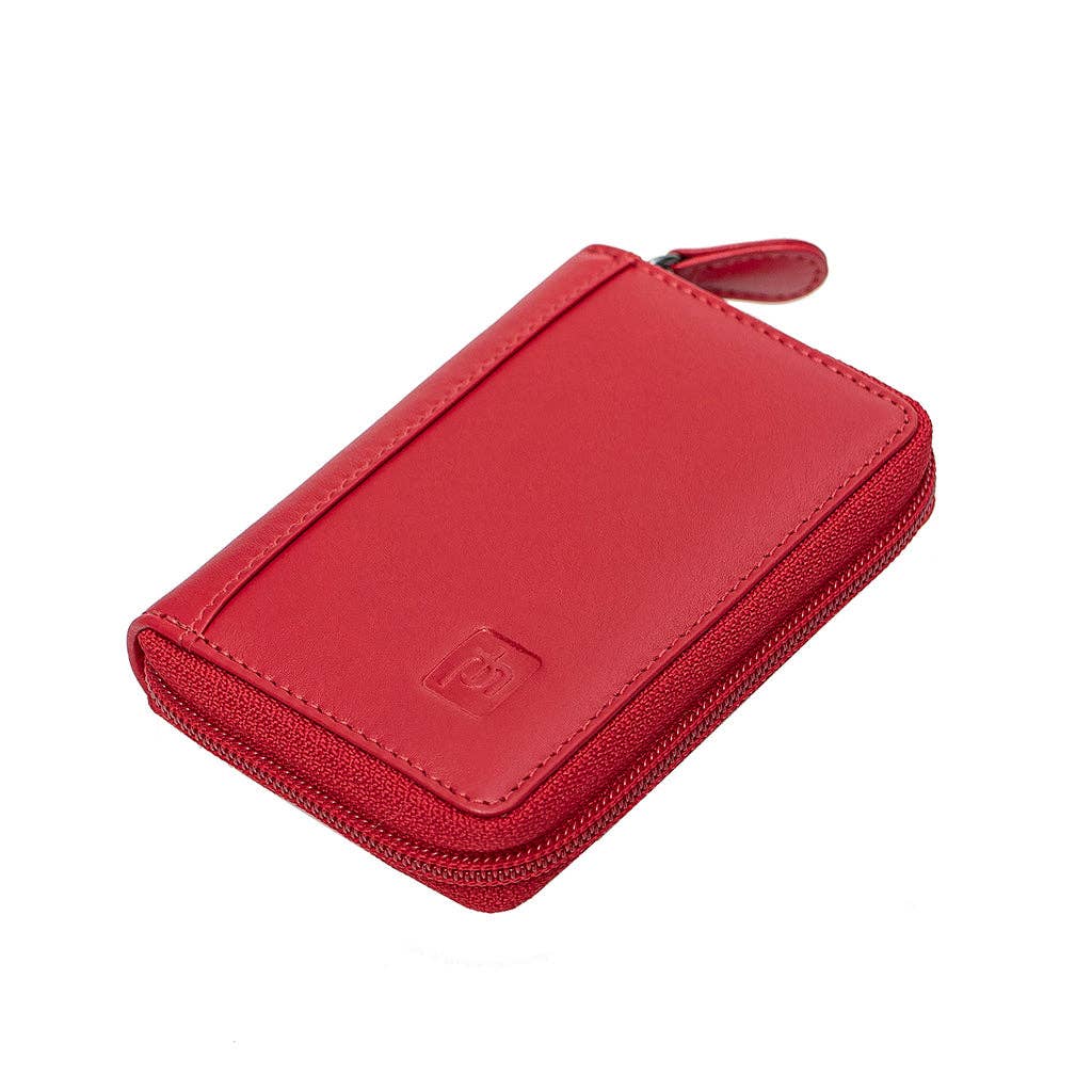 PRIMEHIDE - Wholesale Card Holder - Unisex - Concertina Leather RFID Credit Card Holder - 78039