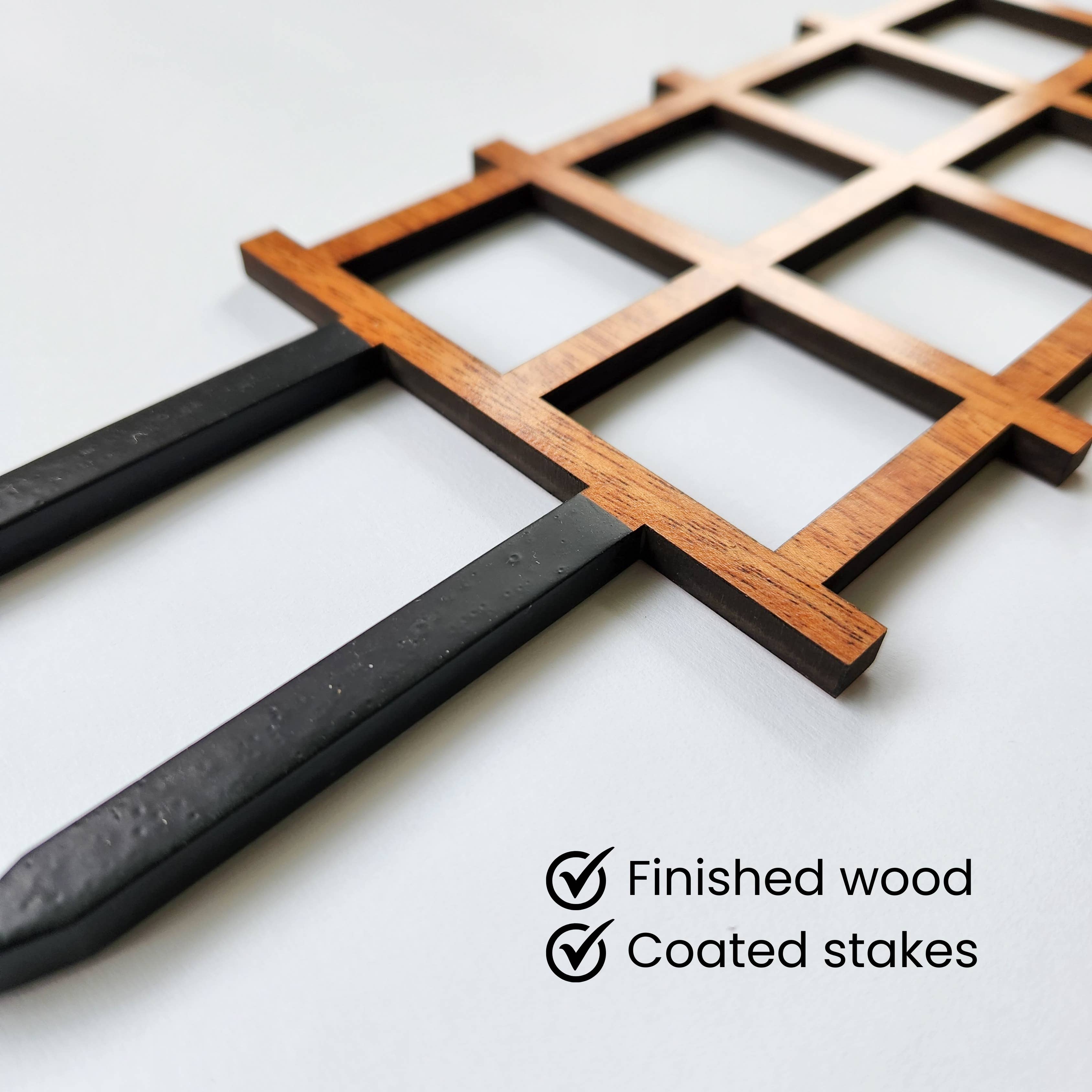 Leaf & Node - Wholesale Trellis - Ladder Indoor Wooden House Plant Trellis (2 Size Options)4