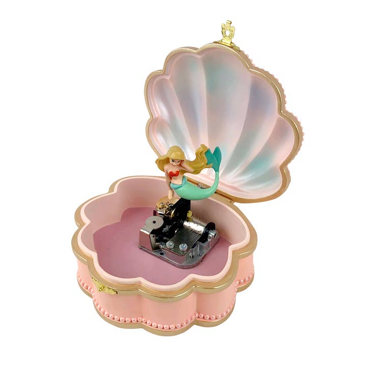 TROUSSELIER SAS - Wholesale Jewelry Box/Organizer - Kids - Mermaid Collector Jewelry Box in Shell1