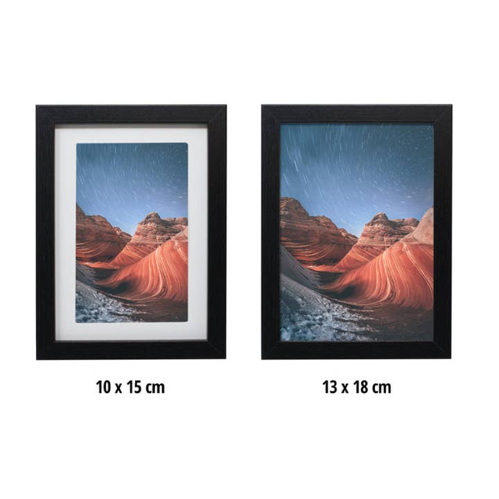 Close Up GmbH - Wholesale Picture Frame - Photo frame set 13 x 18 cm black, 12 pieces6