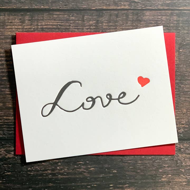 Love Card. Anniversary Card. Valentines Gift. Wedding Card. for wholesale by Kincaid Creative
