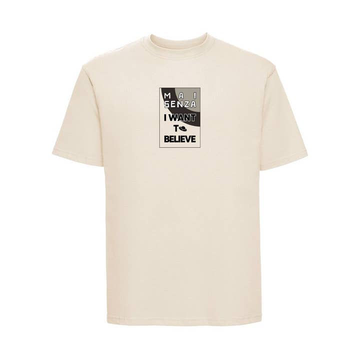 T-shirt Off White I WANT TO BELIEVE - Visitor for wholesale by #MAISENZA