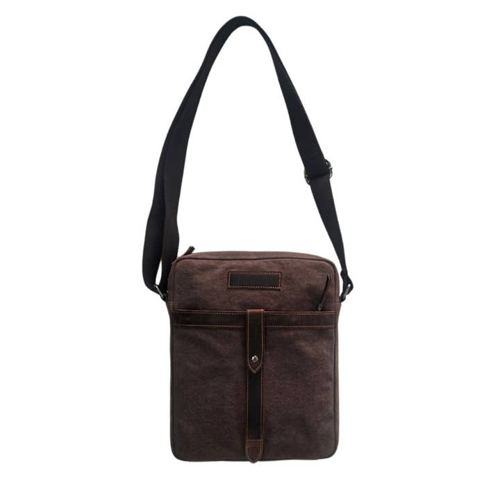 Minori Leather - Wholesale Messenger Bag - Unisex - August Canvas Messenger4