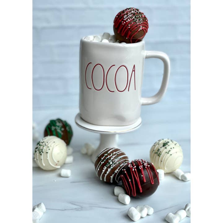 Chocolates Unlimited by Denise - Wholesale Hot Cocoa Mix/Kit - Mini Hot Chocolate Bombs (Box of 6)