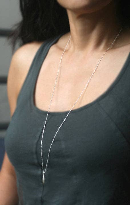 Michelle Chang - Wholesale Pendant/Charm Necklace - Beth Necklace in Sterling Silver1