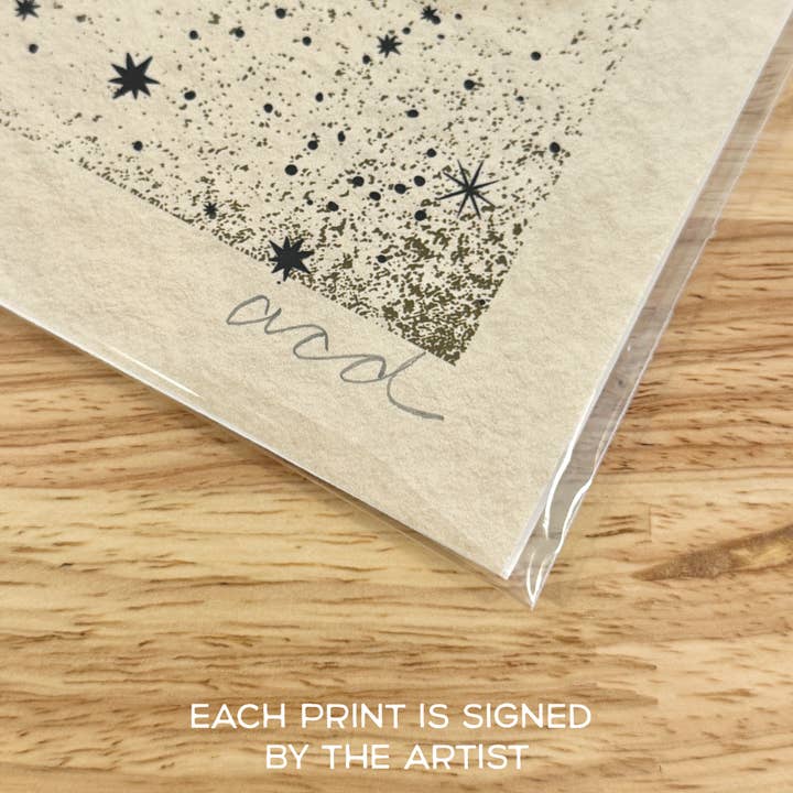 Ash Cascade Design - Wholesale Art Print - "Nurture" Colorful Floral Wall Art Print Mid Century
3