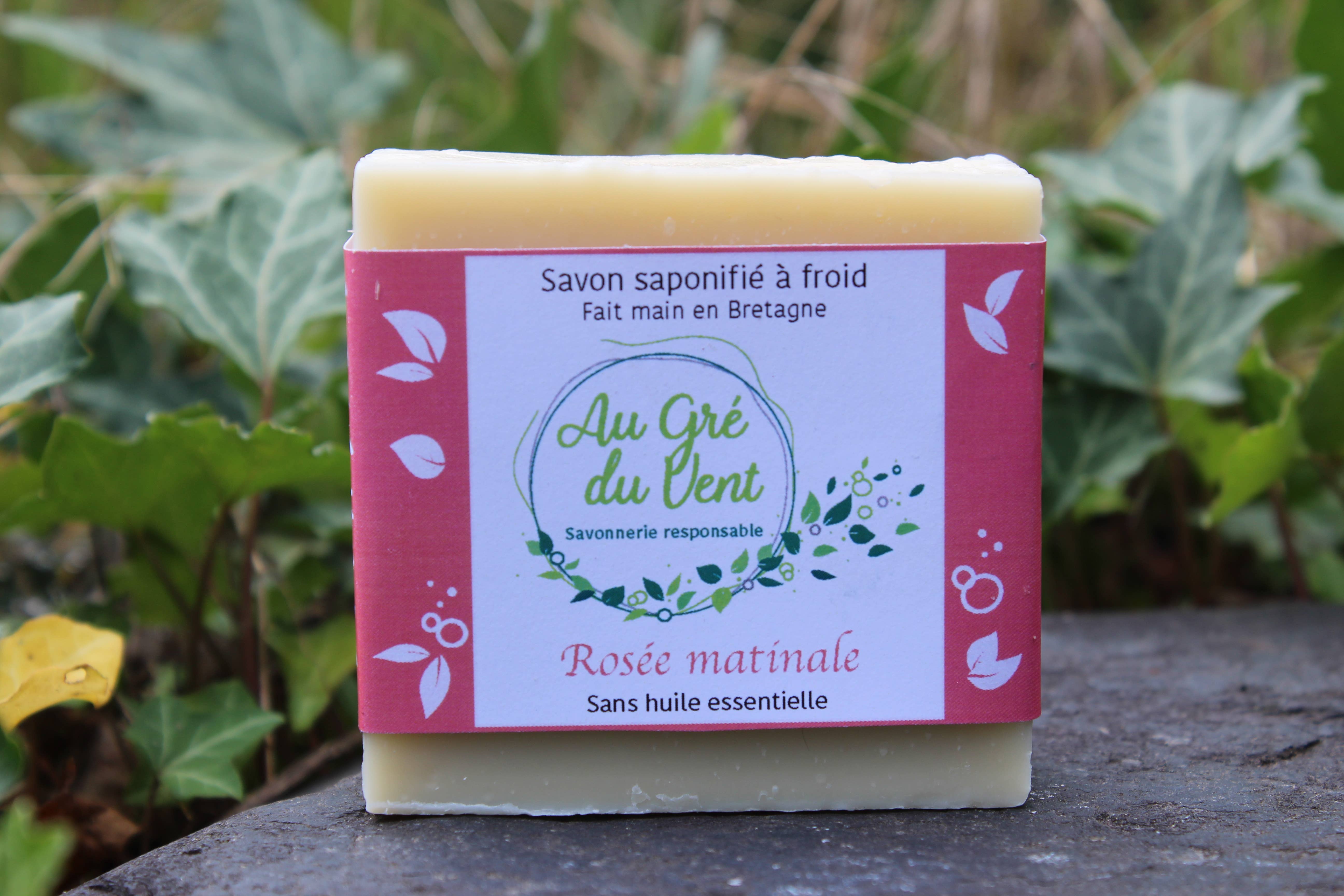 Savonnerie Au gré du vent - Wholesale Bar Soap - Cold saponified soap - Morning dew1