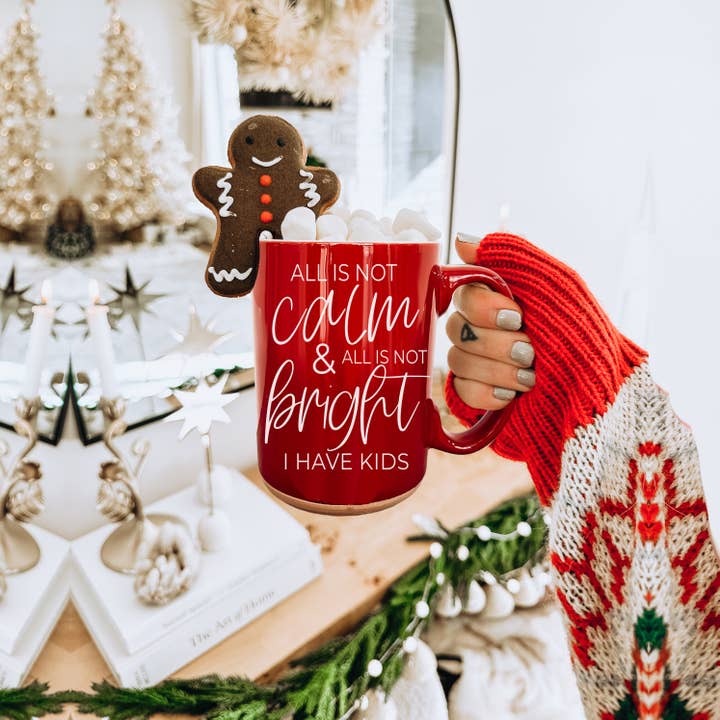 Gia Roma - Wholesale Coffee mug - Christmas Coffee Mugs Ceramic, Red + Green Holiday Drinkware45