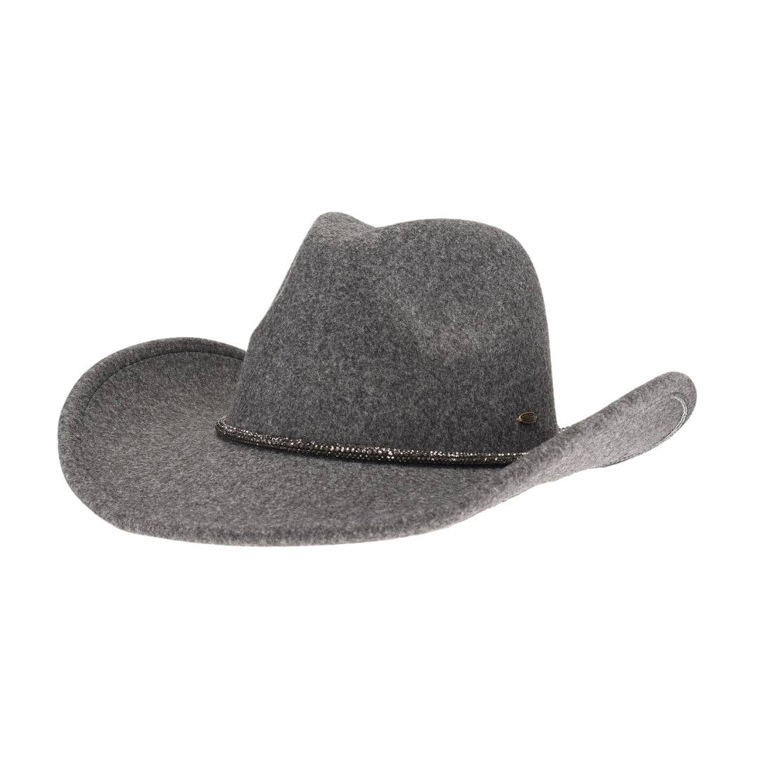 C.C Beanie – wholesale Cowboy Hat – Women’s – Reno Vegan Fabric Cowboy Hat VCC00671