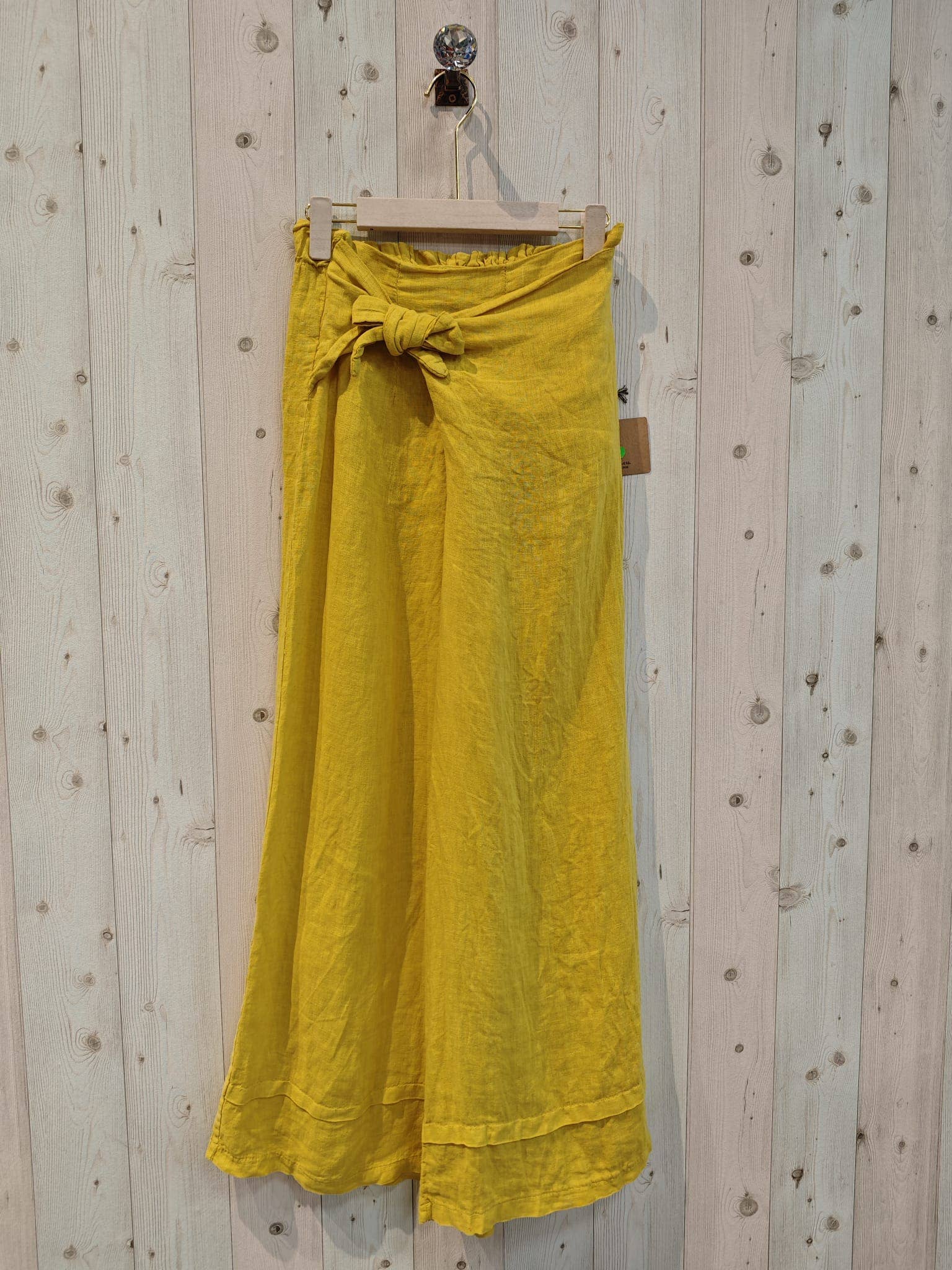 Linen & More - Vendita all'ingrosso Pantalone - Donna - Pantaloni con fusciacca in lino 100% REF 301880