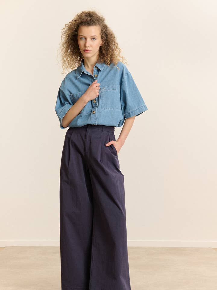 Wide pants - VOLTAIRE for wholesale by Garance Paris