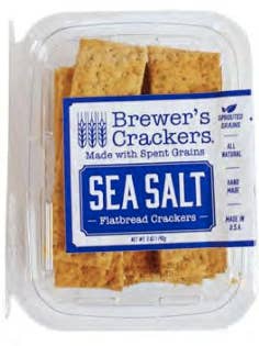Sea Salt Flatbread Crackers for wholesale by Brewer's Foods