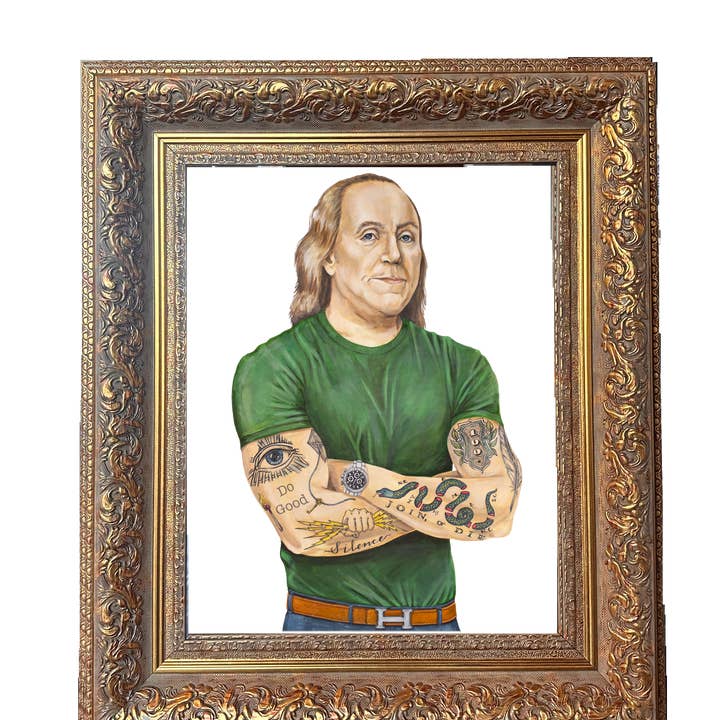 LX Artworks - Wholesale Art Print - Buff Ben (Benjamin Franklin) Paper Print