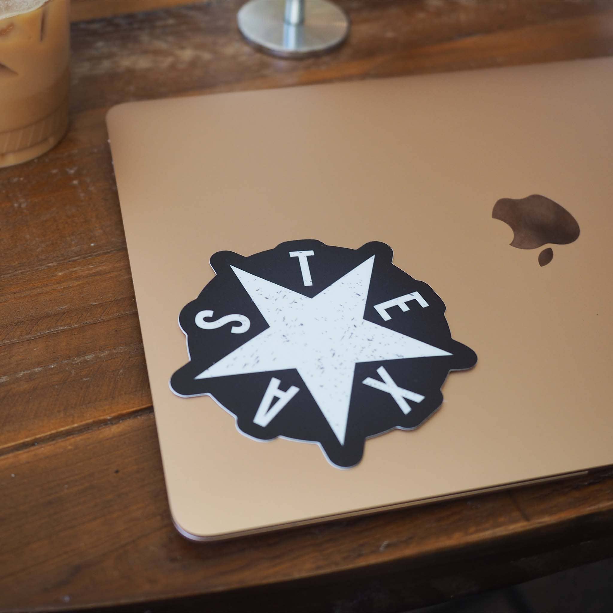 Sentinel Supply - Wholesale Sticker - Texas Lone Star Bumper Sticker in Black2