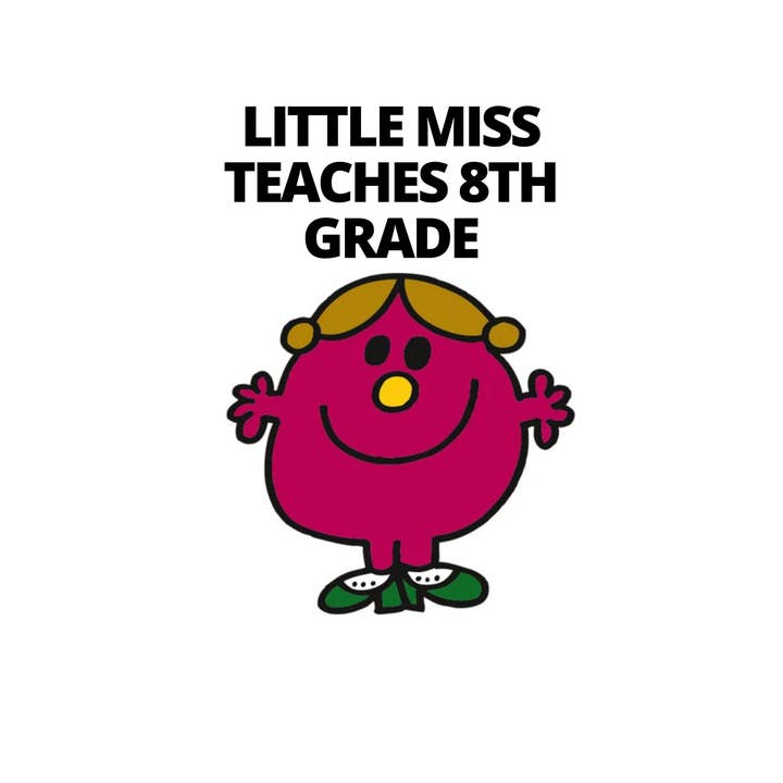 Kleine Miss 8e Klas Stickers voor wholesale door mmnStudios