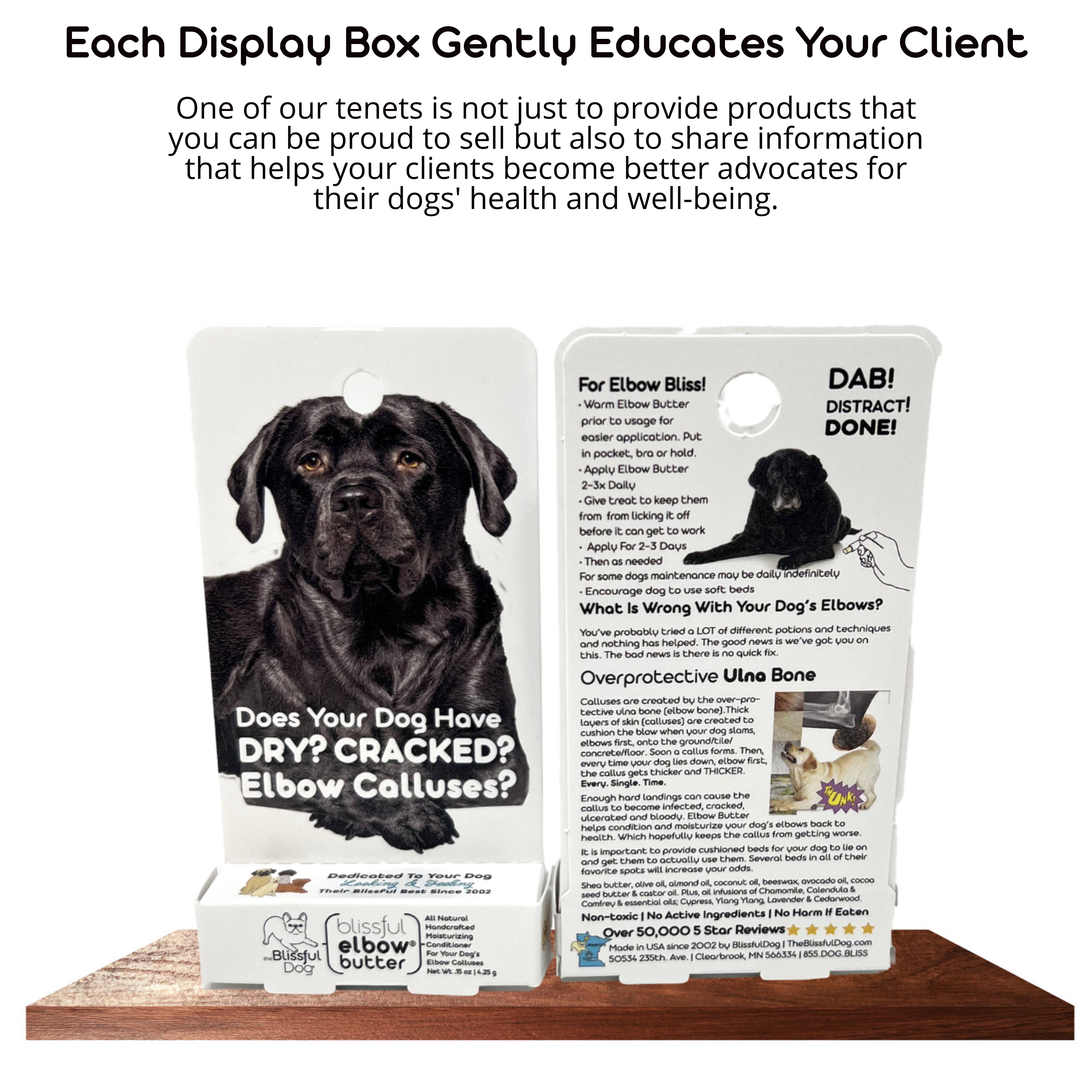 The Blissful Dog – Engroshandel Pelsplejeprodukter til kœledyr – Hund – Hængende bliss-bokse sæt 2 - 24 stk. rør à 0,15 oz2