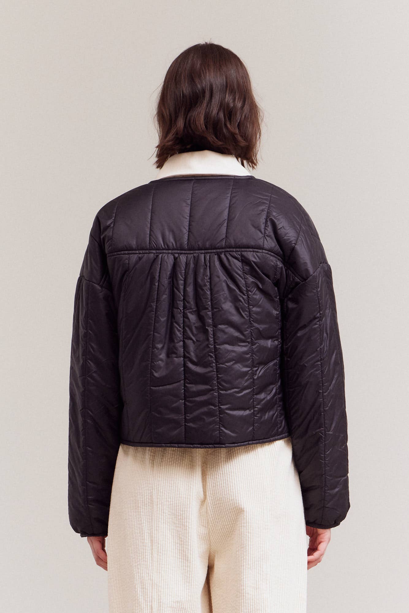 Grade & Gather - Wholesale Jacket - Women's - 80417 - FRONT TIE QUILTING JACKET5