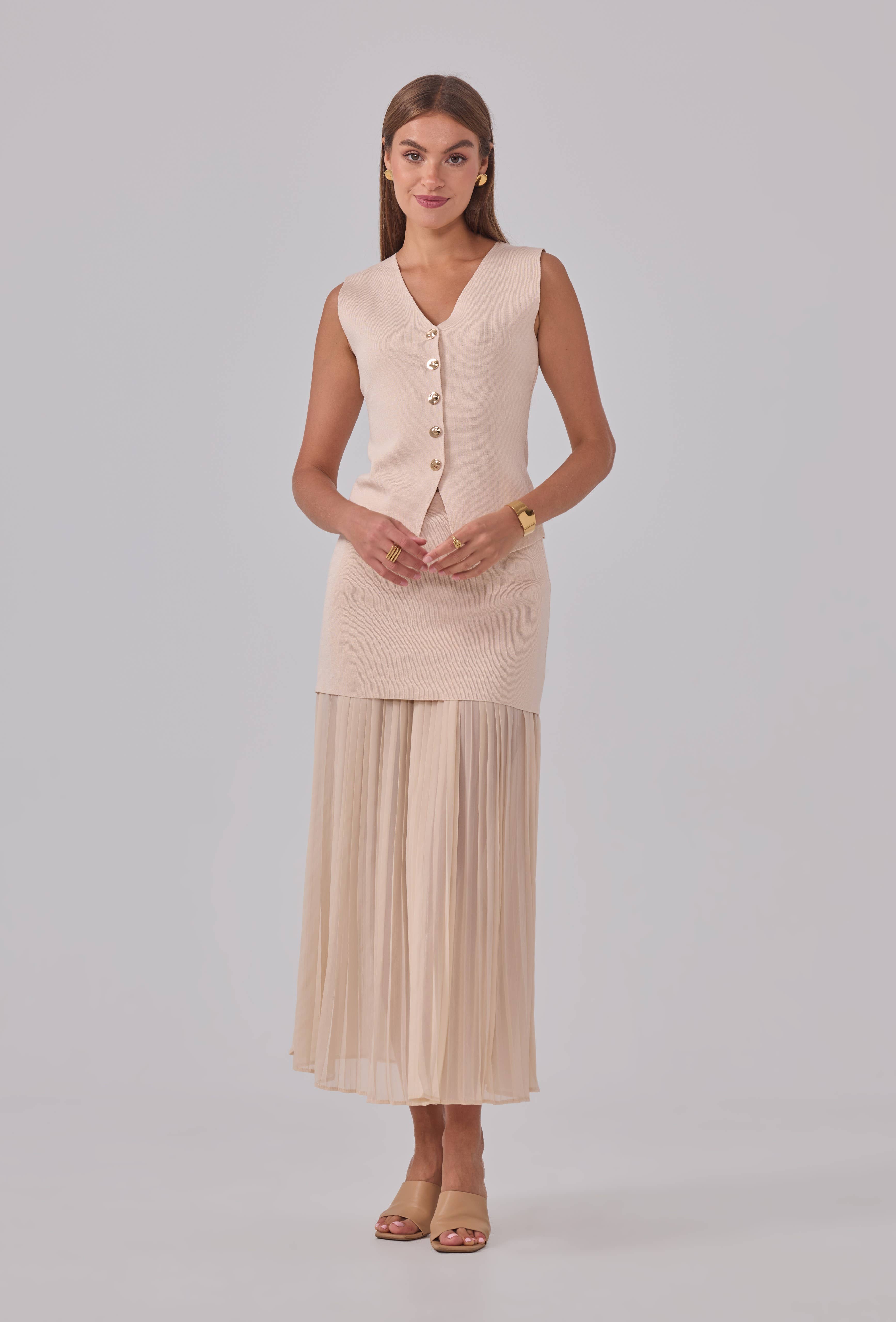 Cherry Paris - Wholesale Top & skirt set – Women's - Lily-Rose Set - IA25711