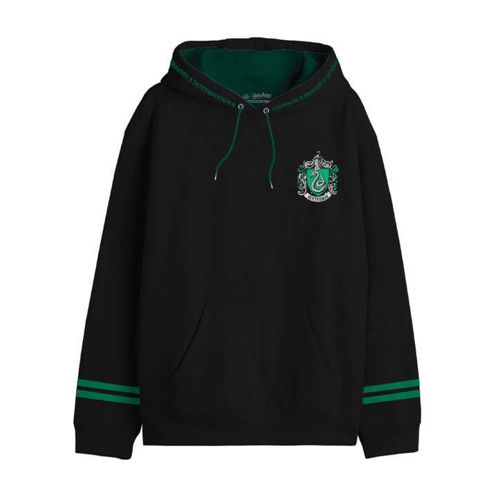 Harry Potter Slytherin Black and Green Sweatshirt - Crest and Comfort for wholesale on Faire2