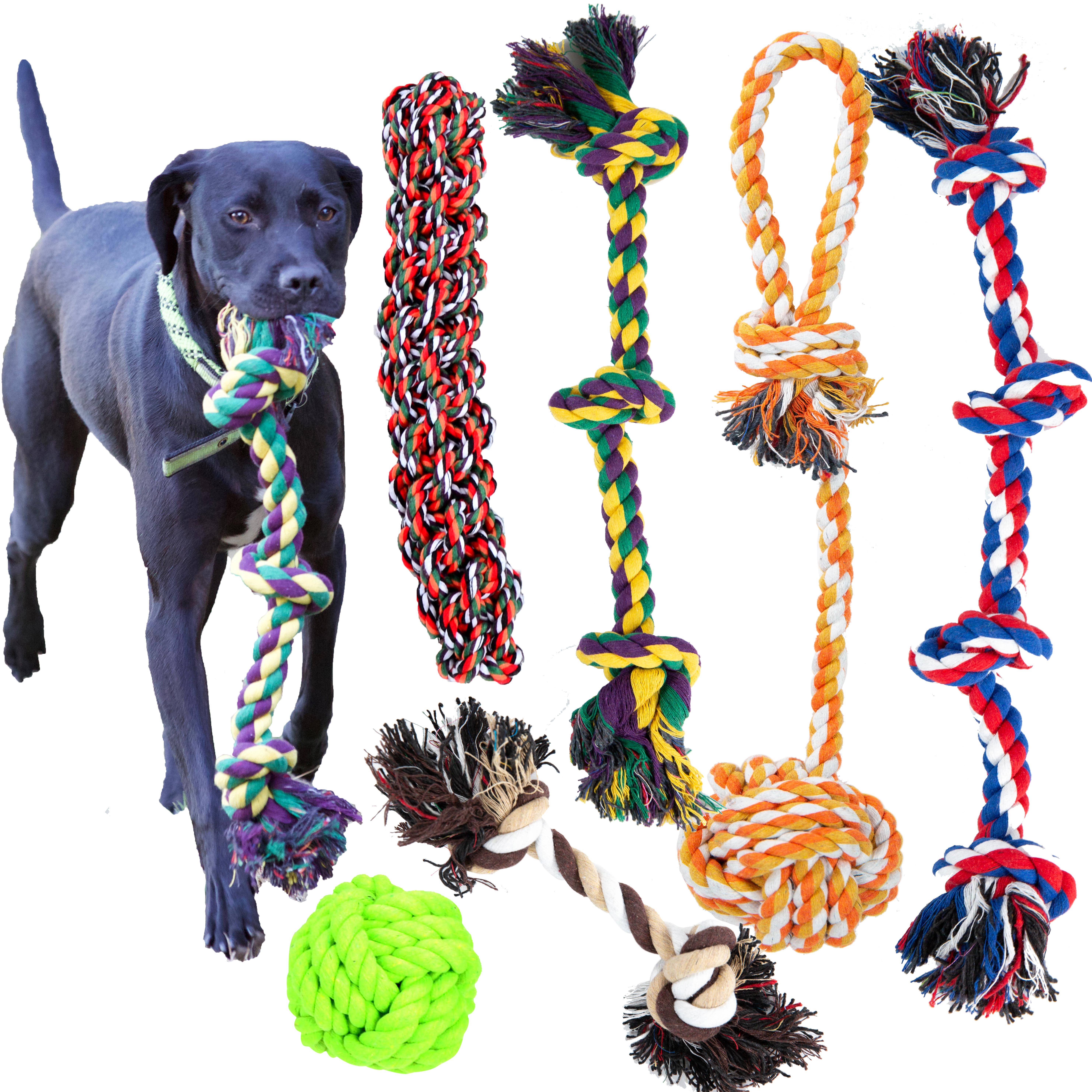 Youngever - Wholesale Pet Rope Toy - Dog - Youngever 6 Pack Large Dog Rope Toys Medium to Large Dogs0