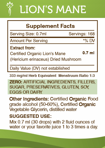 Secrets Of The Tribe - Wholesale Tincture - Lion's Mane Tincture7