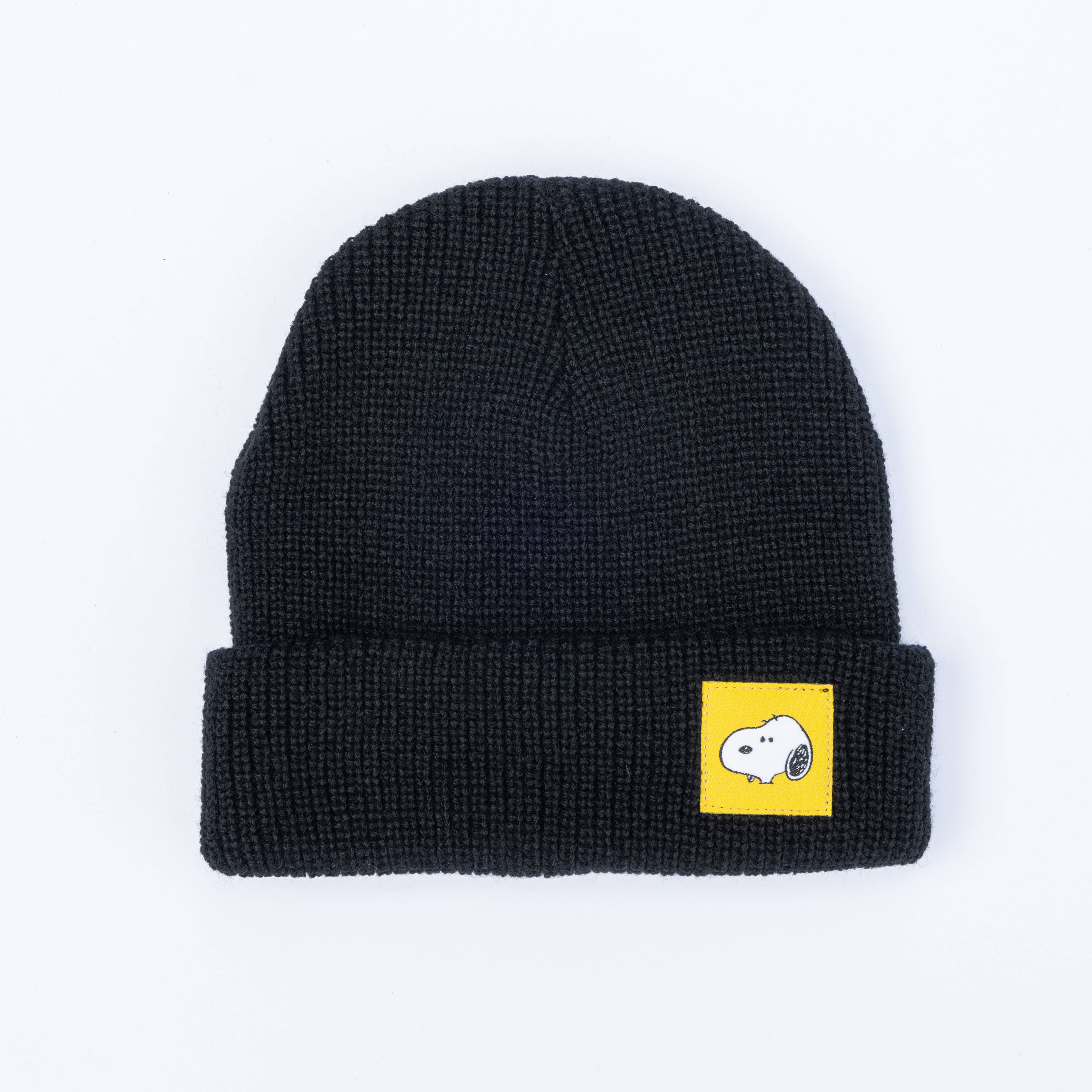 Three Potato Four - Wholesale Beanie - Unisex - 3P4 x Peanuts® - Snoopy Beanie (Black)
