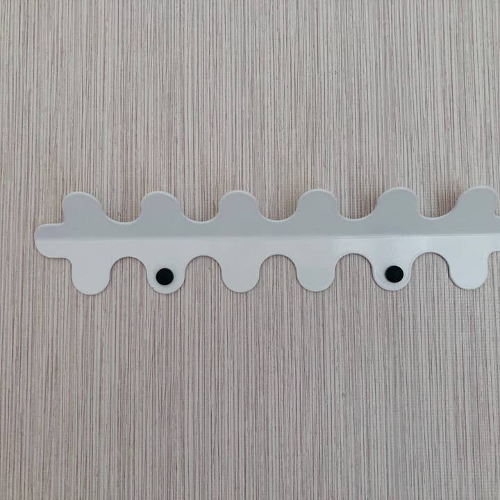 CosyDecorArt – Großhandel Wandhaken – Wiggle Metallbügel, Schnörkelgarderhaken, Wackelwandhaken, schwarzer, gelber, weißer Farbaufhänger für den Eingangsbereich, strapazierfähig10