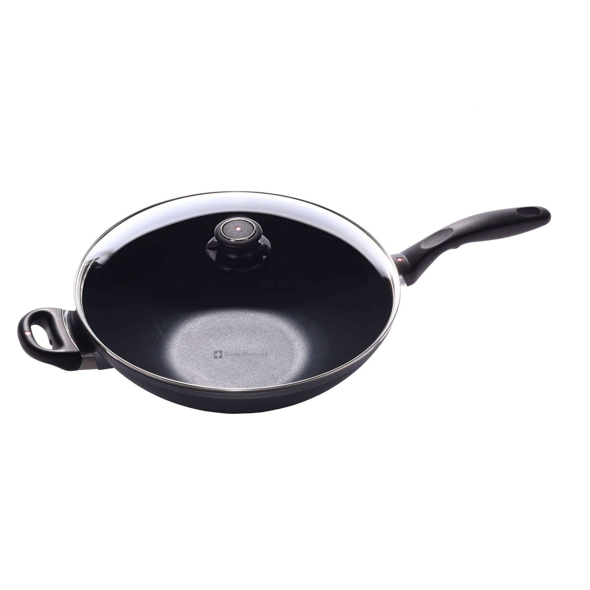 Swiss Diamond - Wholesale Wok - HD Nonstick Wok with Glass Lid - 11.8"0
