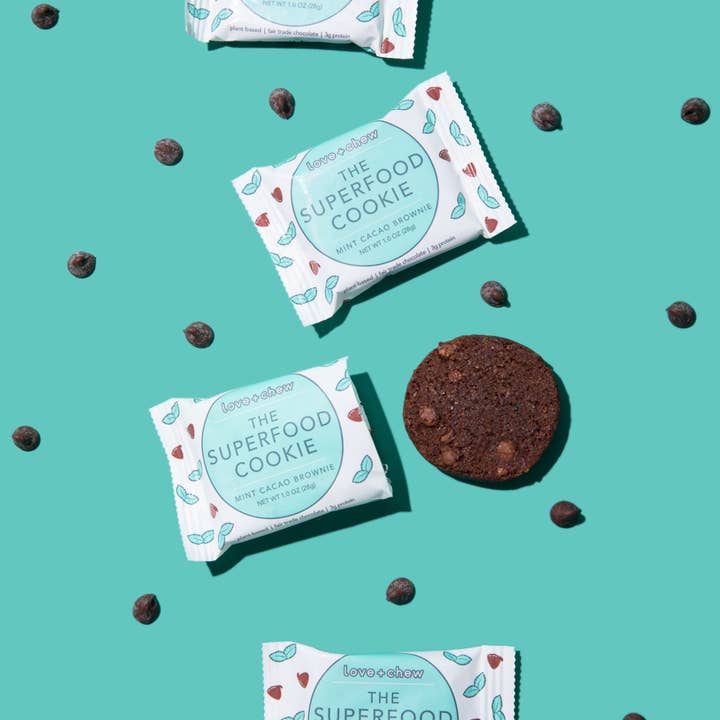 Love + Chew - Wholesale Cookie - MINT CACAO BROWNIE - 1 OZ - BOX OF 24