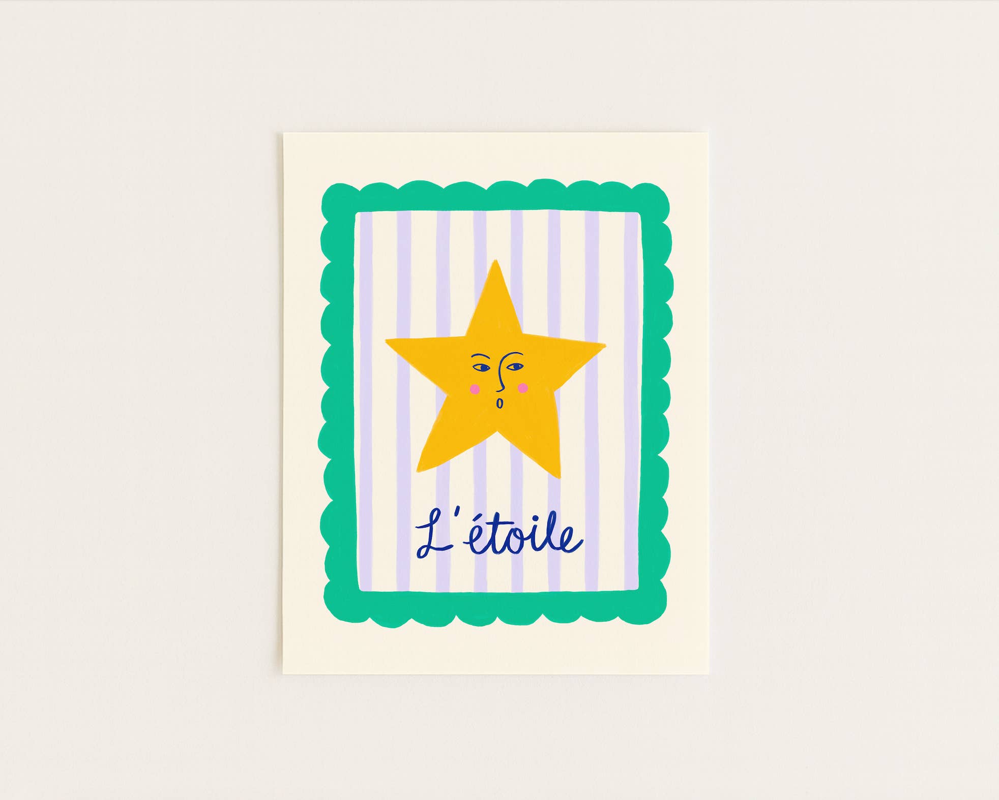 Three Strands Design - Wholesale Art Print - Kids & Baby - L’Étoile Star Kids Wall Art Print