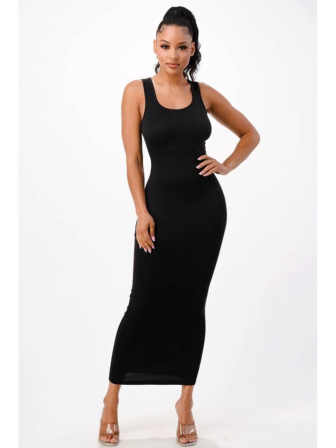 Enfärgad muskel tank Maxi klänning för wholesale av Lime All the Time