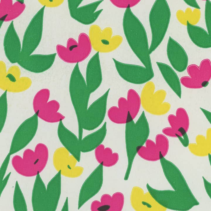 Tulip Liberty Print Vintage Paper for wholesale by Yozo Studio