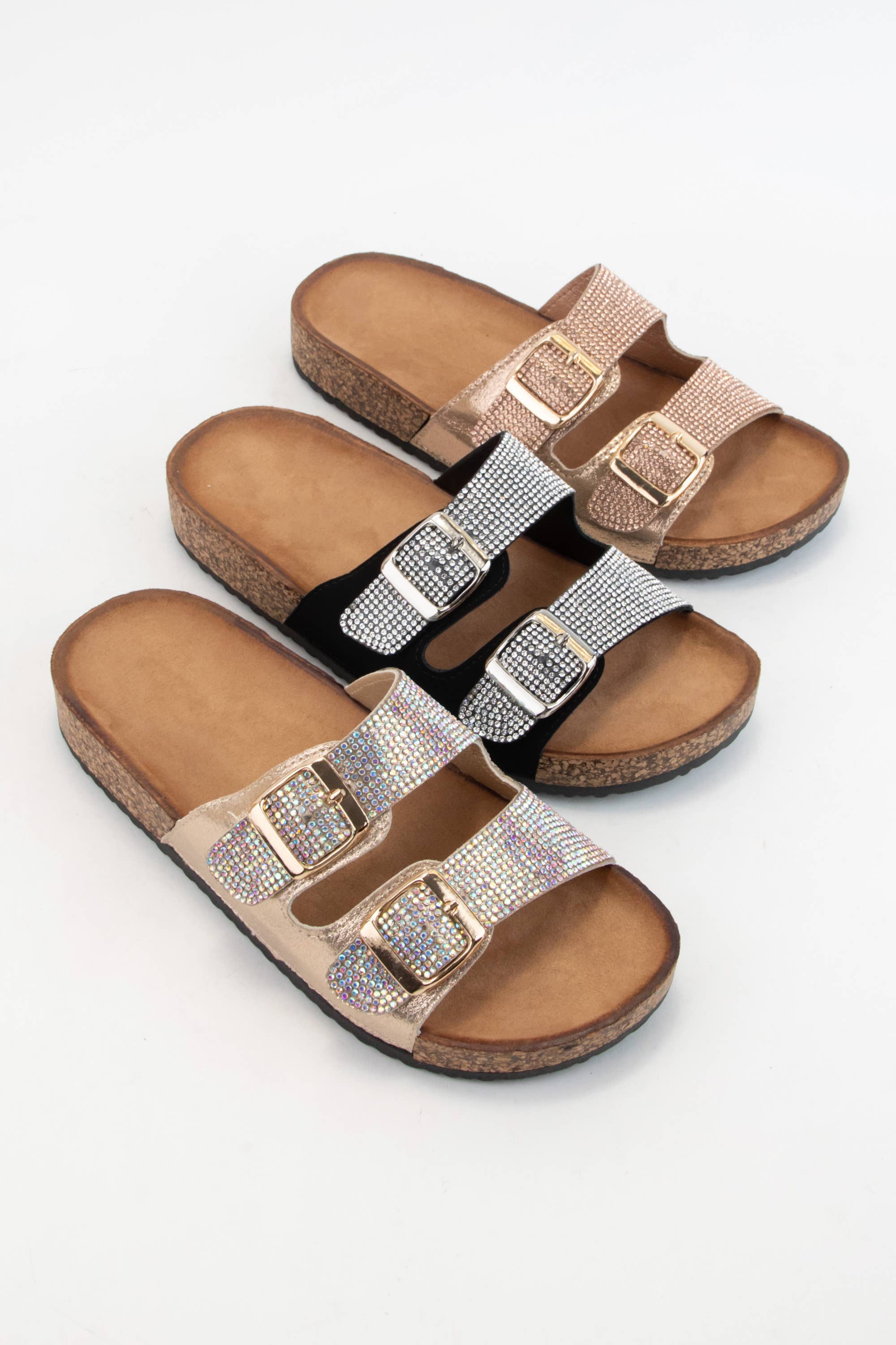 CCOCCI - Wholesale Sandals - Women's - JEWELED BIRKENSTOCK SLIDE9