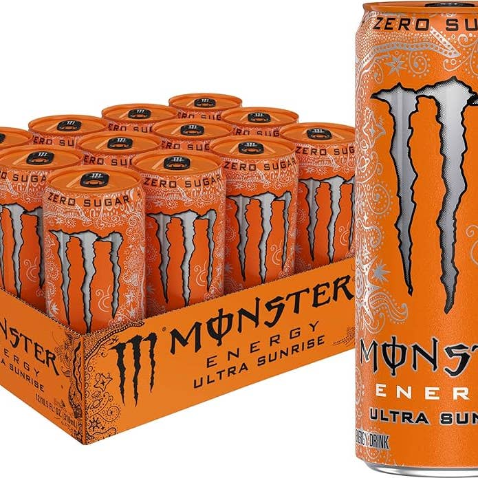 Snacky Candy - Wholesale Sports/Energy Drink - Monster Ultra Sunrise 24pc 16oz