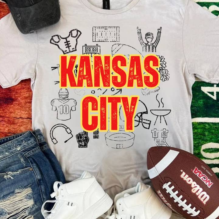 Kansas City Football Icons for wholesale by GAMEDAY by Pink Lemonade