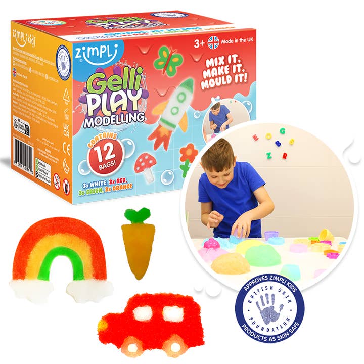 Zimpli Gelli Play Modelling - 12 use - Sensory Toy for wholesale by Zimpli Kids