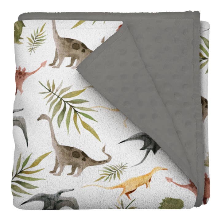 Caleb Minky Blanket for wholesale by Les Bambins