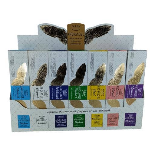 International Gifts Ltd. - Wholesale Retailer Display - Home & Living - Goloka 7 Archangel 42 Starter Incense Display Kit-1530