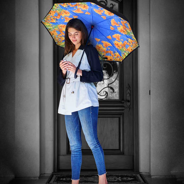 Nupouch / Nufoot - Vente Parapluie – femme - Parapluie inversé Topsy Turvy - 31 couleurs et motifs magnifiques61