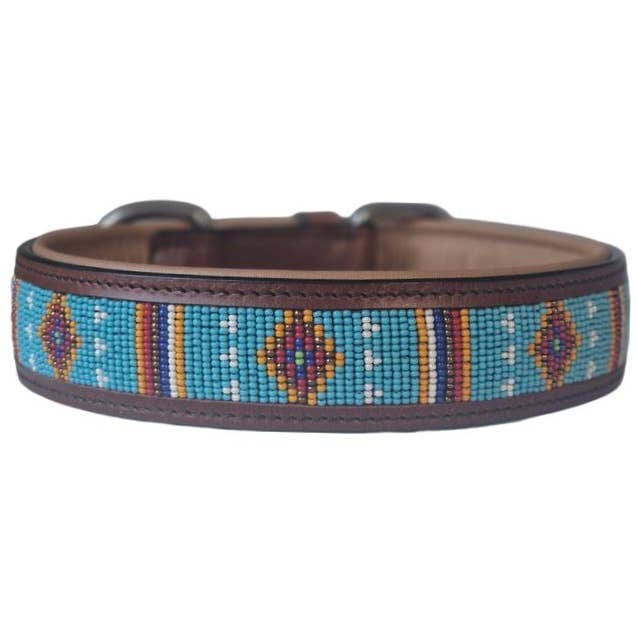 kay-line - Wholesale Pet Collar - Dog - Leather Collar AFRICAN SKY2