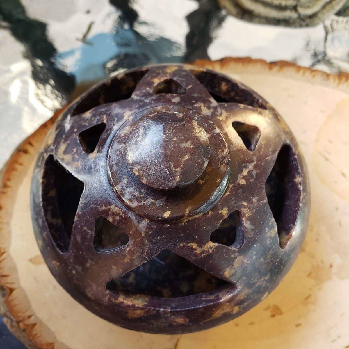 My Magic Place Shop - Wholesale Incense Holder - Soapstone Multi Burner, Charcoal Burner, Incense holder9