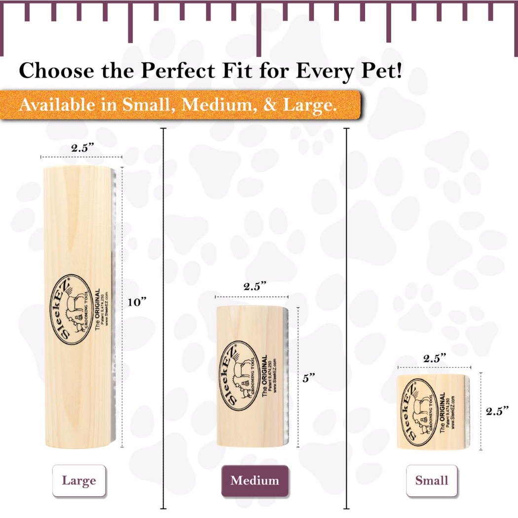 SleekEZ – Engroshandel Pelsplejeredskab til kœledyr – Hund – SleekEZ® hundebørste til fældning og pleje (13 cm)6